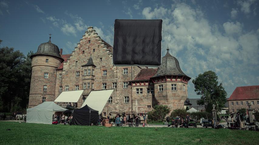 Auch auf Schloss Eyrichshof bei Ebern wurden Teile der "Kaiserin" gedreht.

