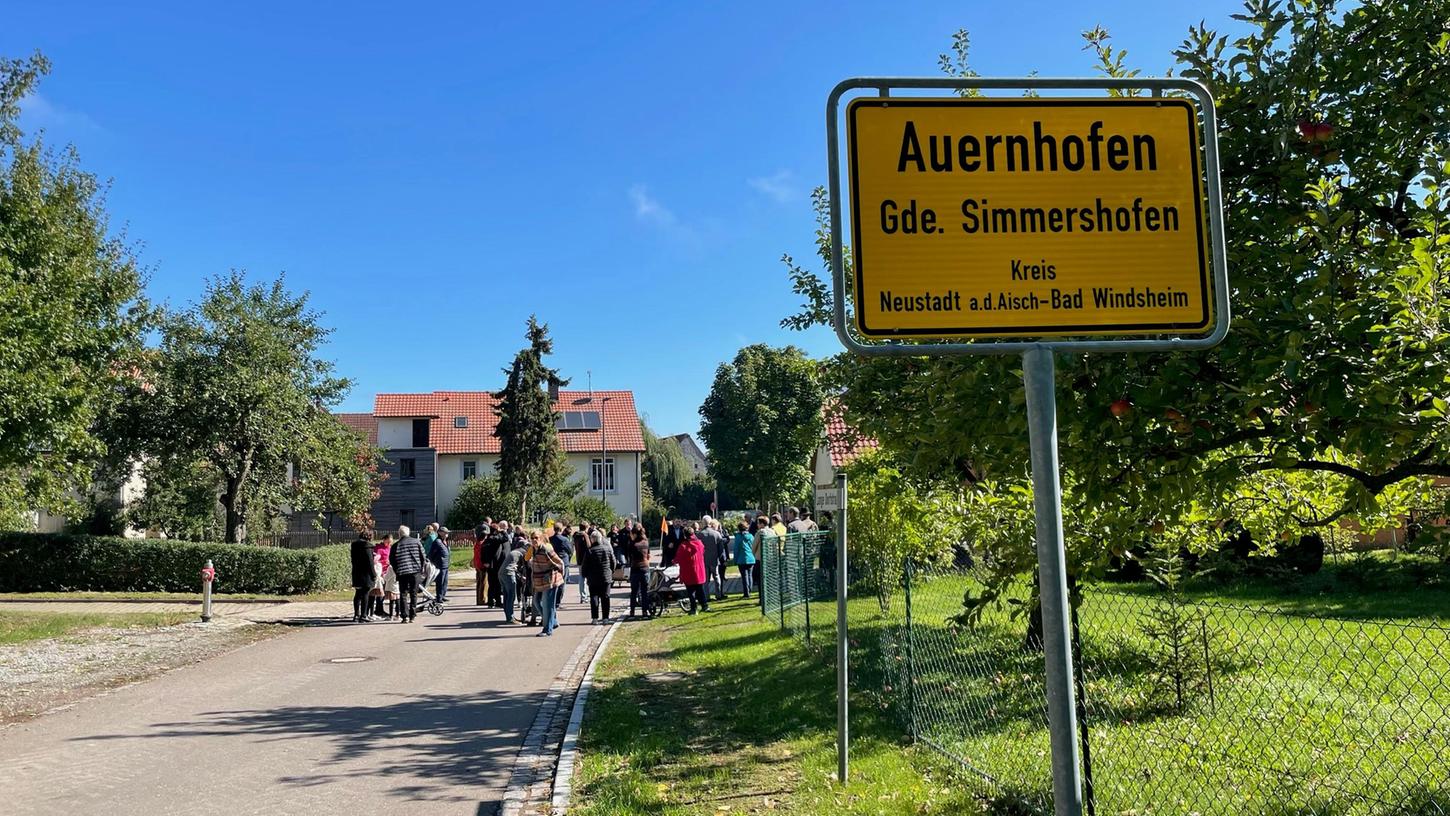 Auernhofen bekam auf Landesebene Silber beim Wettbewerb "Unser Dorf hat Zukunft".