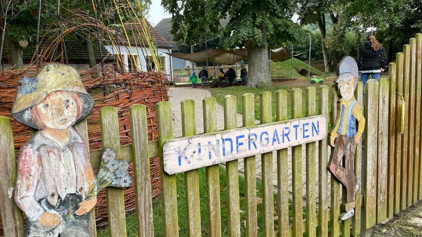 In der Gemeinde Simmershofen, zu der Auernhofen gehört, gibt es so viel Nachwuchs, dass der Kindergarten im Dorf bald erweitert werden muss.
