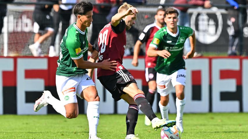 Beim 4:3-Testspielsieg gab Pascal Köpke in den letzten 20 Minuten sein ersehntes Comeback.