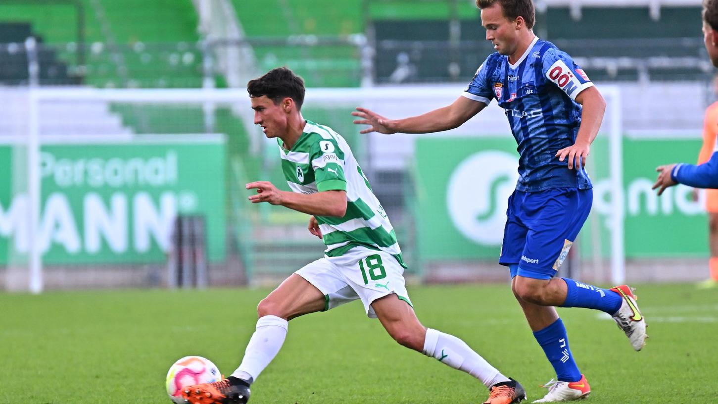 In der Länderspielpause im September 2022 gab Marco Meyerhöfer (links) gegen BW Linz sein Comeback.