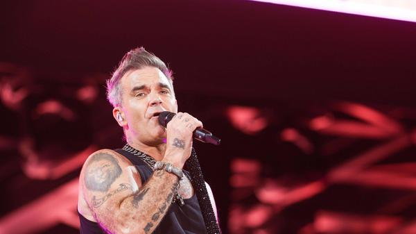 26.08.2022, München, GER, Bavaria Sounds, München, ROBBIE WILLIAMS, im Bild Robbie Williams, Konzert, *** 26 08 2022, M