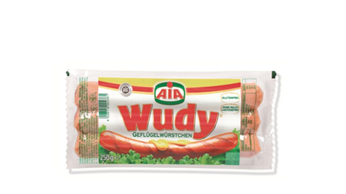 Lebensmittelwarnung: Geflügelwürstchen der Marke WUDY könnten mit Keimen belastet sein.