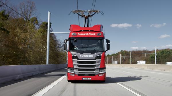 Scania Oberleitungs-Lkw