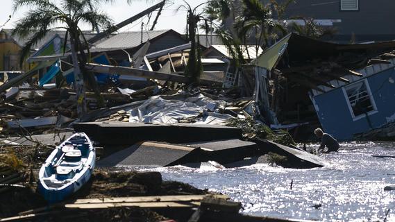 Nach Verwüstungen in Florida: Hurrikan "Ian" trifft auf Küste von South Carolina