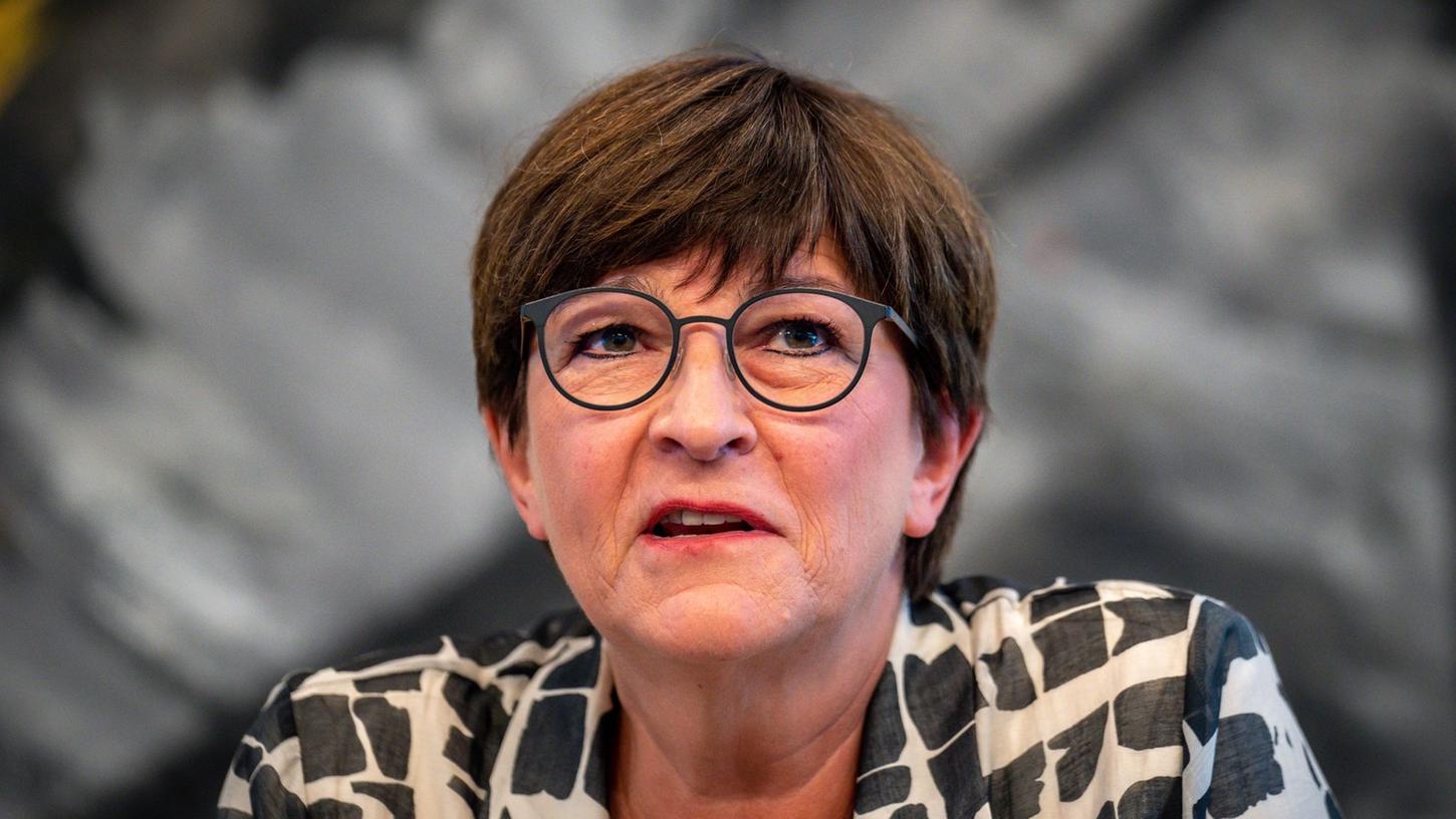 Plädiert für eine deutliche Erhöhung der Tariflöhne: Die SPD-Bundesvorsitzende Saskia Esken.