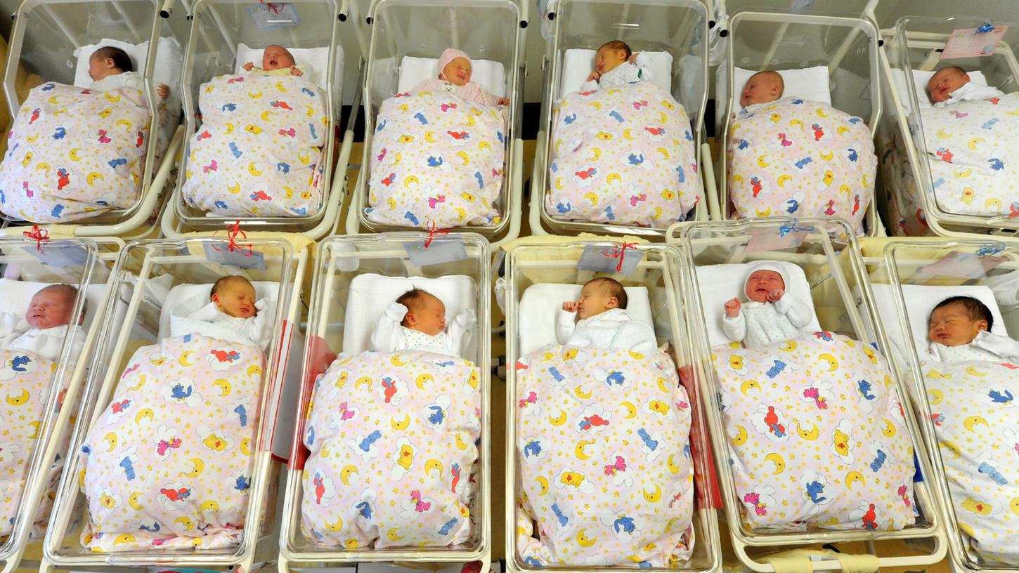 In Nürnberg gab es weniger Neugeborene als Verstorbene. Trotzdem wuchs die Bevölkerung.