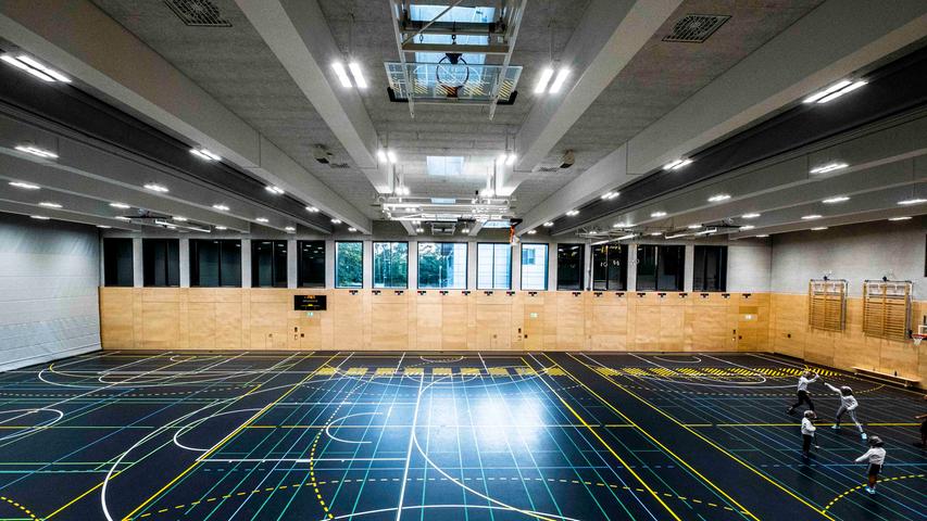 In diesem modernen Gebäude lernt und trainiert Nürnbergs Sportelite