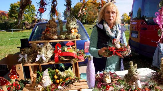 Der Herbstmarkt in Haundorf erwies sich wieder als Publikumsmagnet