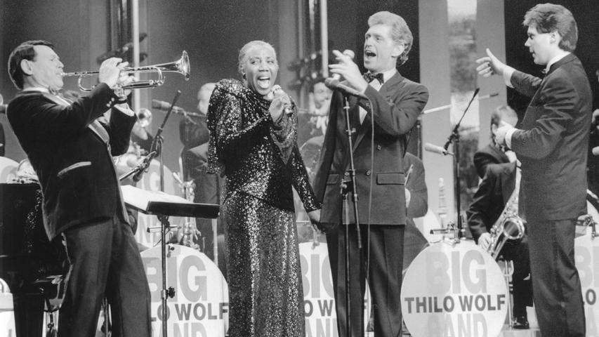 Mit einer Swing-Gala schaute die "Thilo Wolf Big Band" 1994 vorbei.