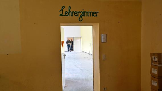 Bauarbeiten am Marie-Therese-Gymnasium in Erlangen