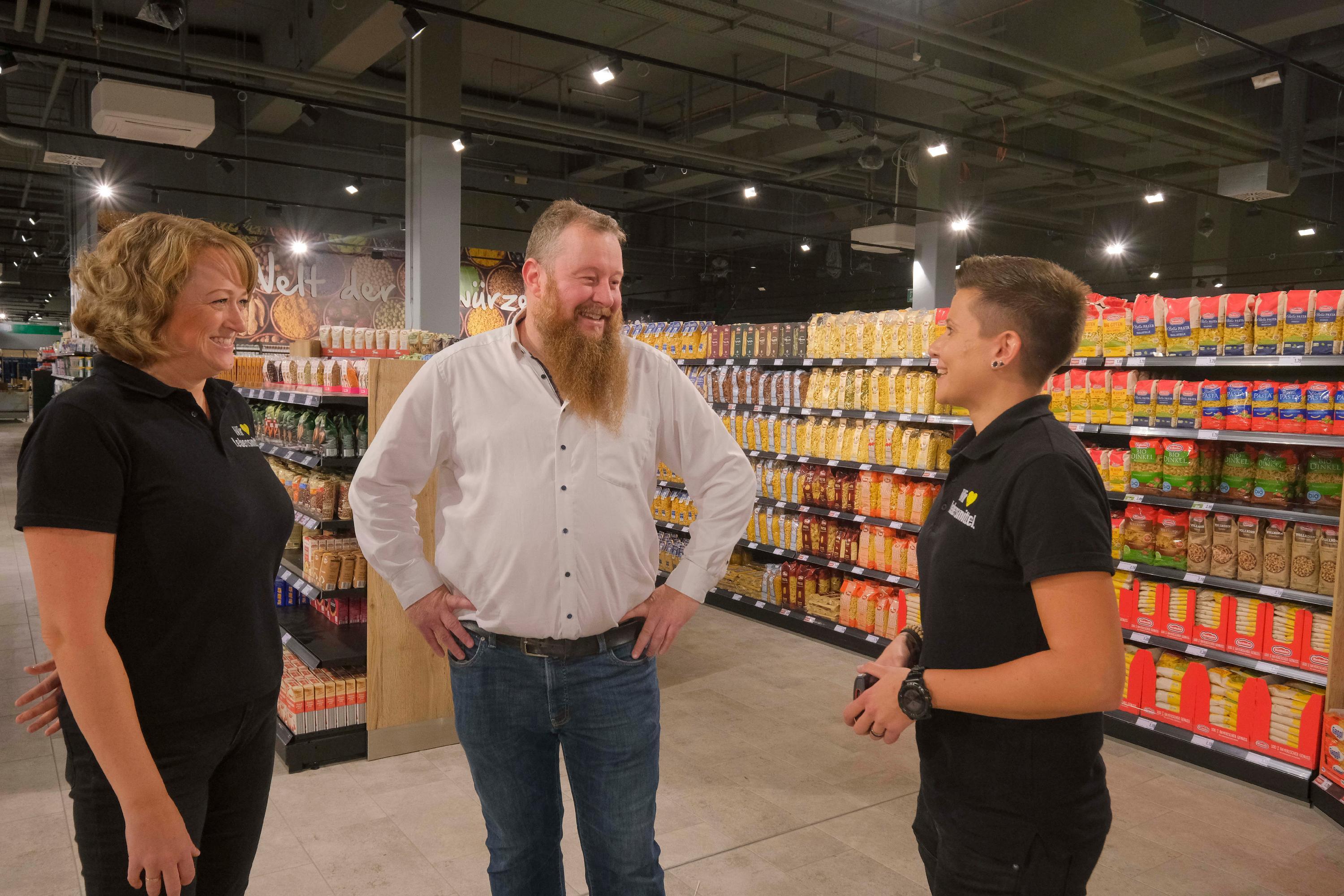 Der neue Edeka im Mercato vor der Eröffnung
