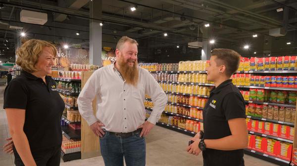 Der neue Edeka im Mercato vor der Eröffnung