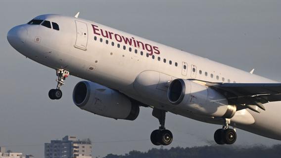 Eurowings-Streik: Nürnberger Flughafen kaum betroffen