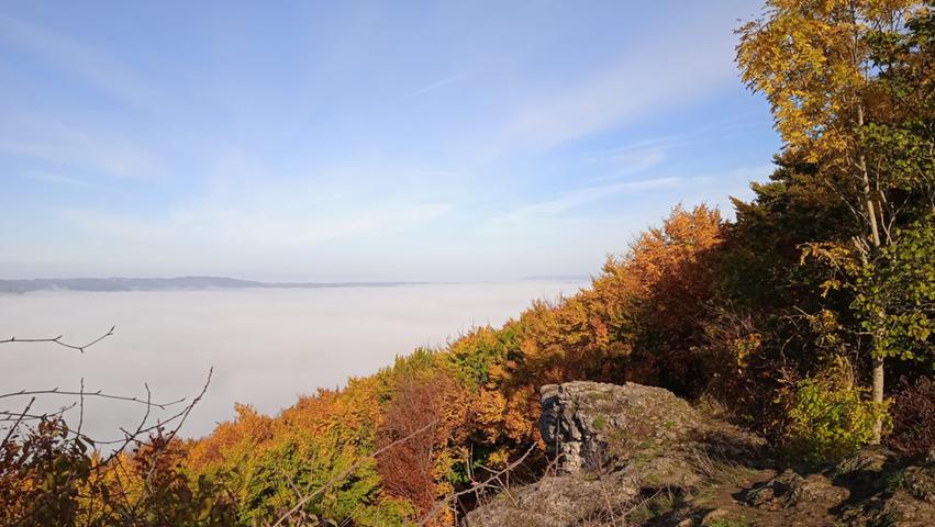 Und noch ein Nebel-Foto von Ottilie Kerl vom Morgen des 19. Oktober 2022.