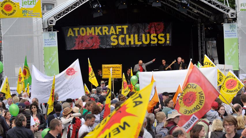 Atomkraft, nein danke: Proteste in Fürth