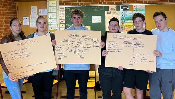 "Stop Smoking": Unterrichtsprojekt an der Gunzenhäuser Stephani-Mittelschule