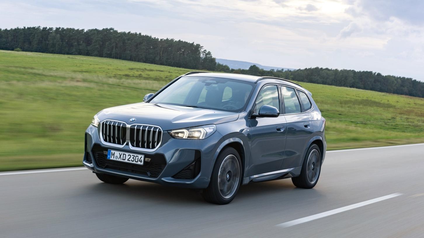 Neuer BMW X1: Maßnahmen wie bündig versenkte Türgriffe und ein Luftklappensteuerungssystem haben den Luftwiderstandsbeiwert auf bis zu 0,26 verbessert.