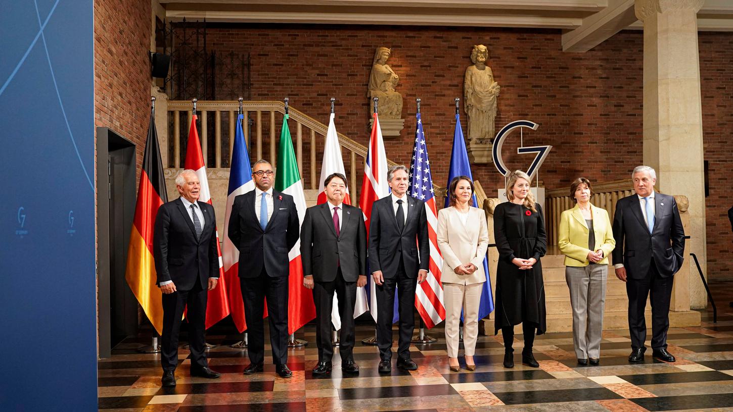 Am Donnerstag und Freitag tagten die G7-Außenministerinnen und Minister in Münster. 