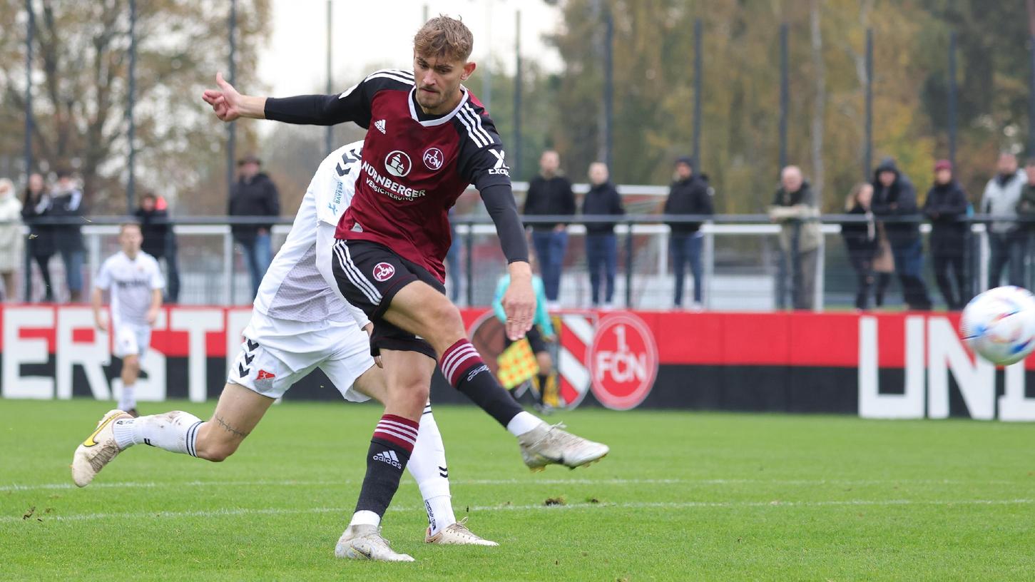 13. Tor im 19. Spiel: Leonardo Vonic traf auch gegen Aubstadt. 13. Tor im 19. Spiel: Leonardo Vonic traf auch gegen Aubstadt.