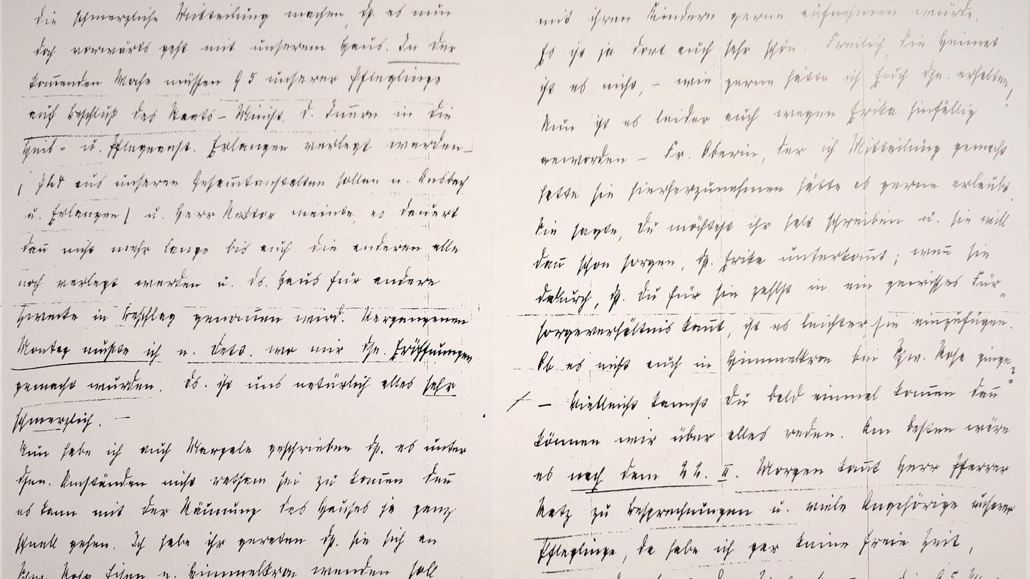 Die Anstaltsleiterin von Engelthal, Johanna Ernst, schrieb am 15. Februar 1941 an die Witwe des ehemaligen Hausvaters Dr. Bräutigam diesen Brief.
