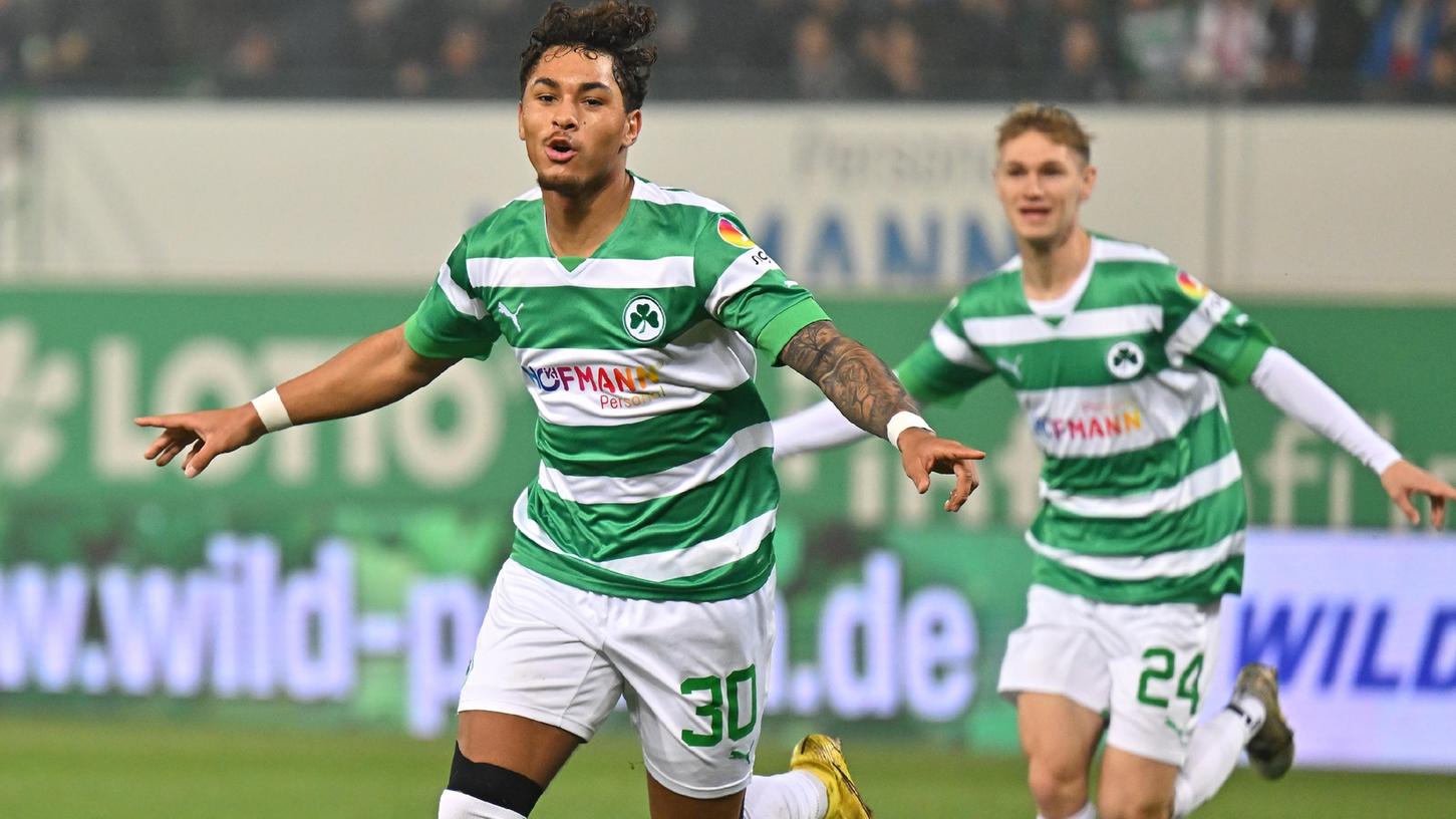 Zum dritten Mal in Folge Fürths Siegtorschütze: Armindo Sieb traf in der ersten Hälfte zum 1:0. Zum dritten Mal in Folge Fürths Siegtorschütze: Armindo Sieb traf in der ersten Hälfte zum 1:0.