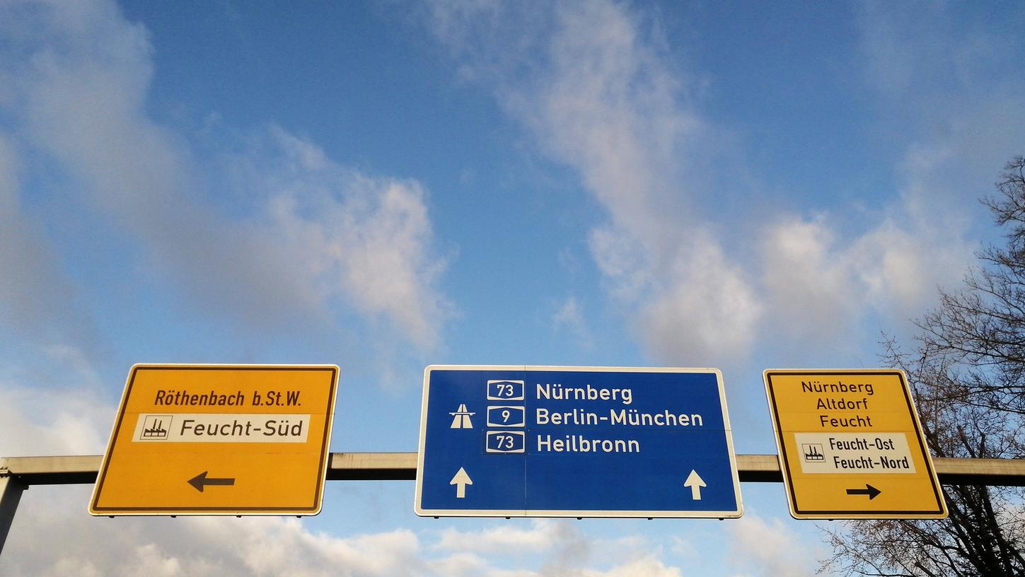 Ab Samstag, 12. November, wird die A9 bei Nürnberg gesperrt.
