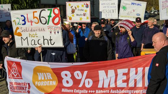 Forchheim: Beschäftigte der Firma Waasner fordern acht Prozent mehr Lohn