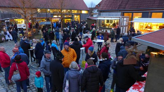 Der Markt in Muhr am See findet traditionell sehr früh im Jahr statt.