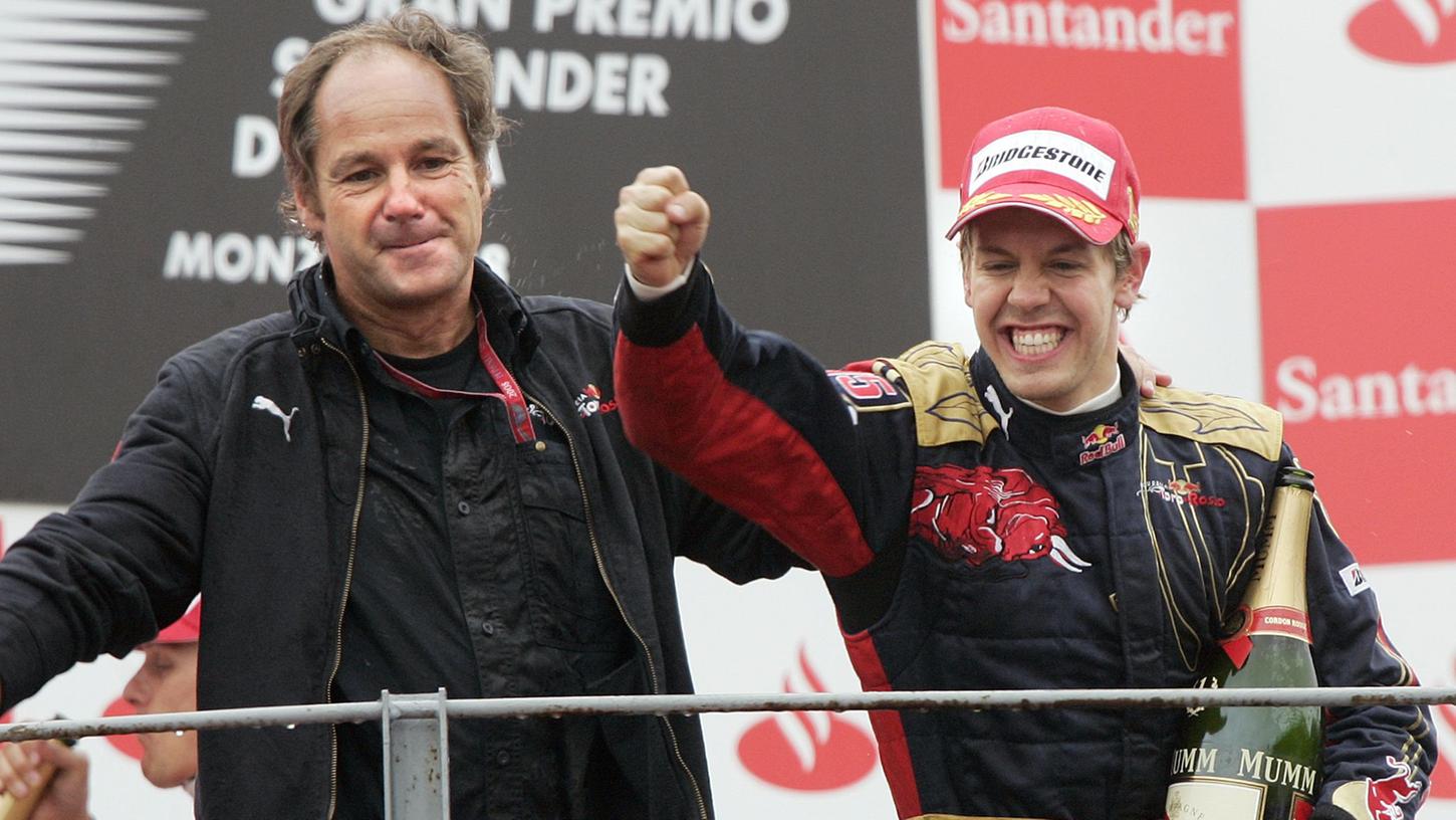Im Regen von Monza steuert Vettel 2008 den Toro Rosso zu seiner ersten Pole Position und gewinnt sensationell auch das Rennen.