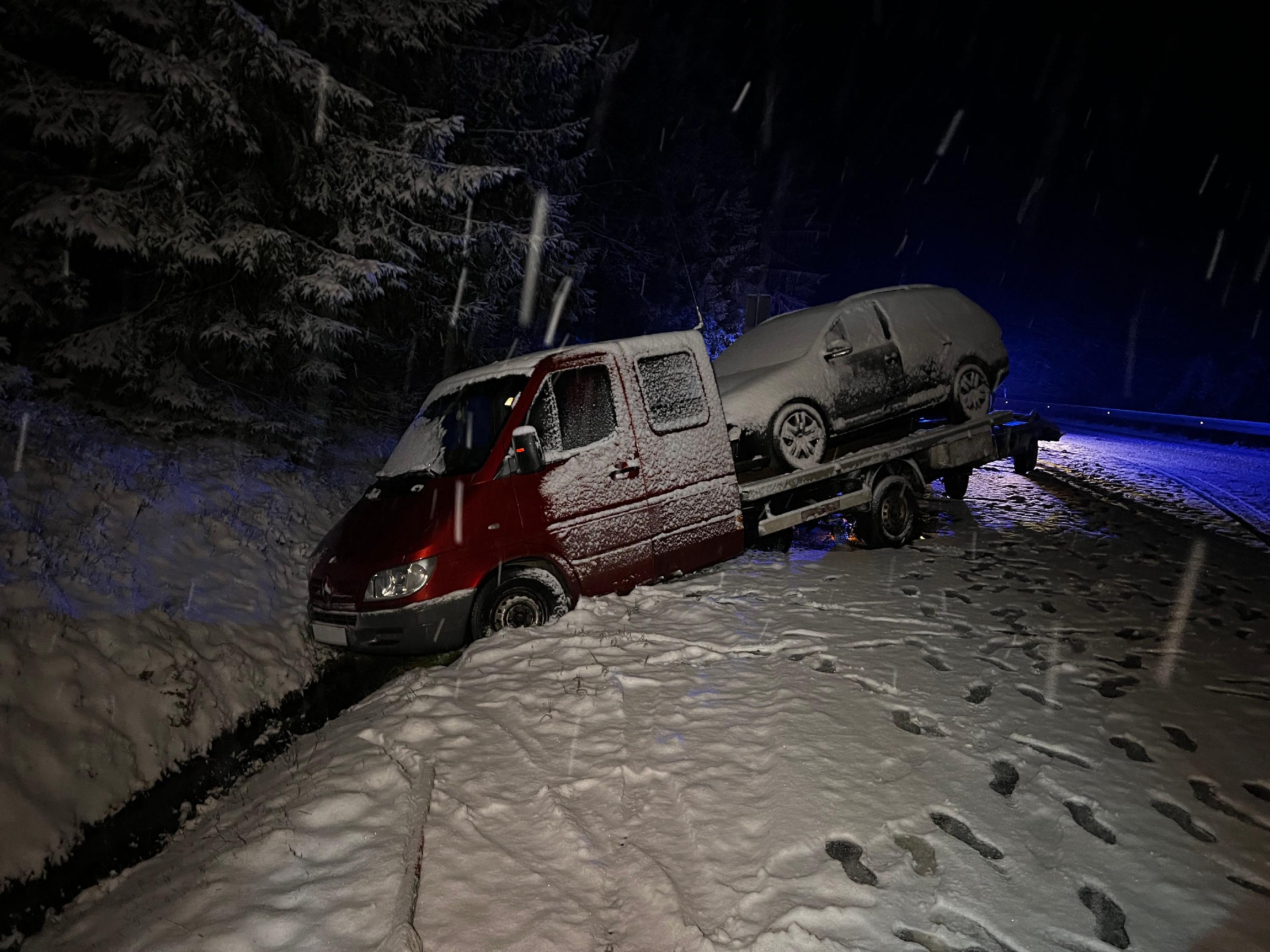 Πρώτη χιονόπτωση: Πολλά ατυχήματα στη Βαυαρία