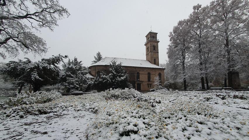 Erster Schnee in Fürth