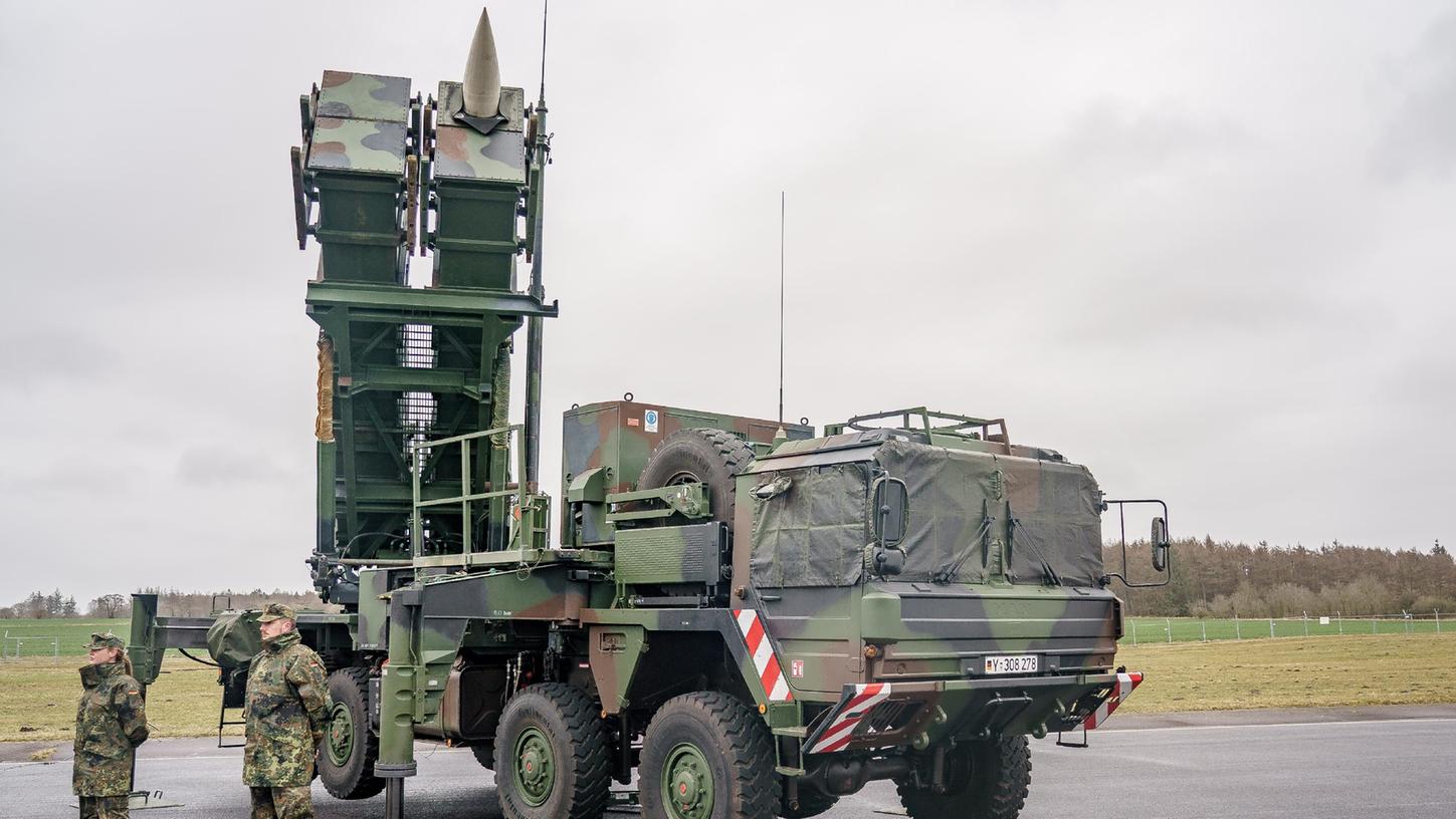 Das Flugabwehrraketensystem "Patriot" der Bundeswehr wird zur Bekämpfung von Flugzeugen, Raketen und Marschflugkörpern eingesetzt.