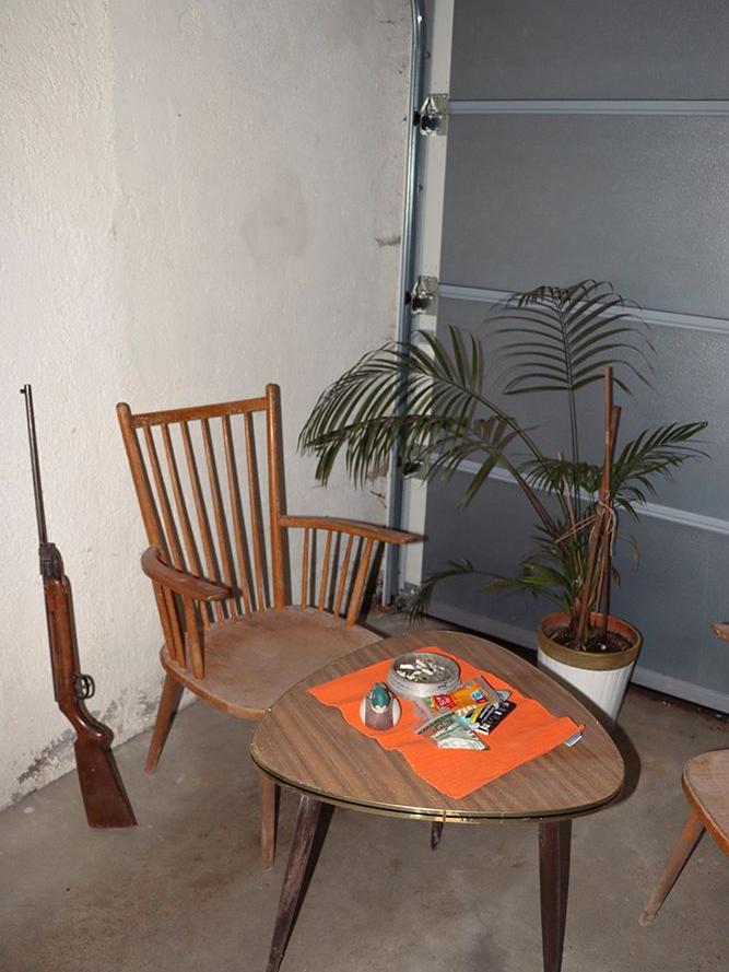 Dieses Luftgewehr gehört zum Inventar der Wohnung. Dieses Luftgewehr gehört zum Inventar der Wohnung.