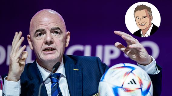WM in Katar: So schießen Sie den Fußball zum Mond, Herr Infantino!