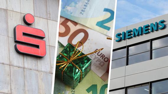 Sparkasse, Siemens, VAG und Datev: So viel Weihnachtsgeld zahlen die Firmen der Region