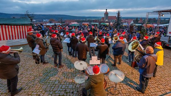Auch an weihnachtlichen Klängen fehlte es natürlich nicht.