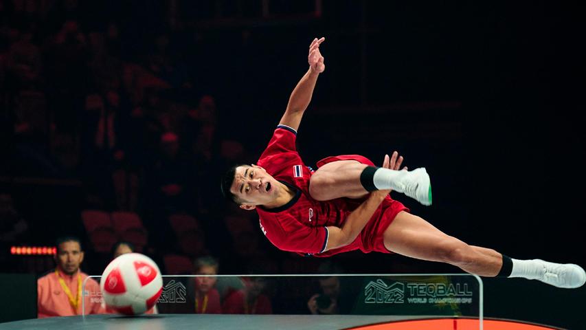 Ein Spektakel an der Platte: Teqball-WM in Nürnberg