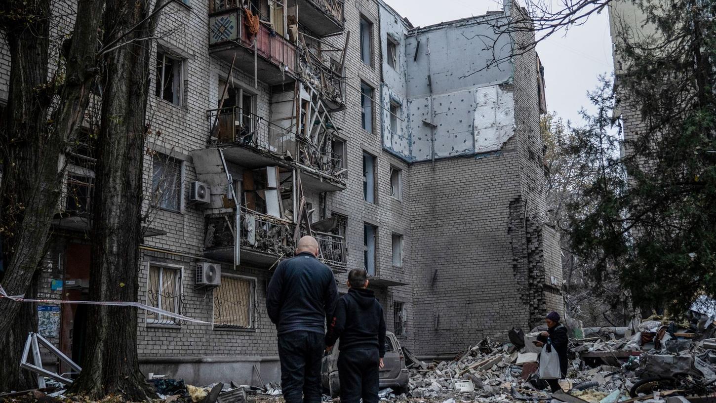 Zerstörungen in Mykolajiw.
