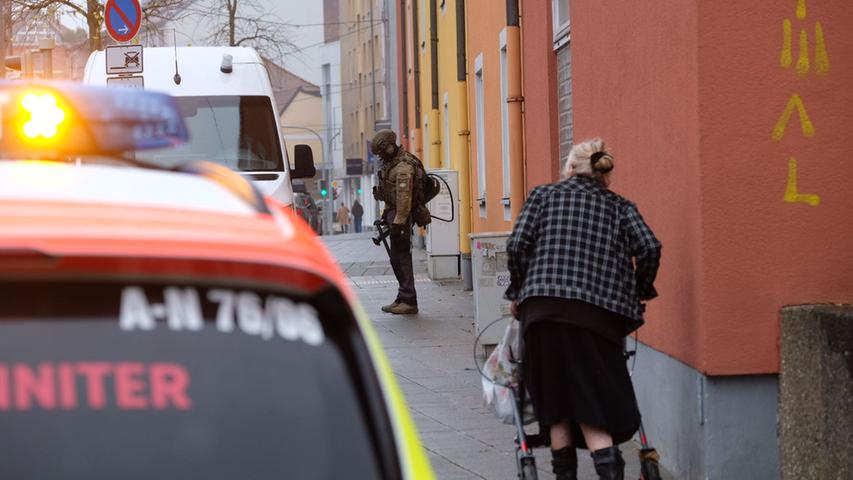 SEK-Einsatz in Nürnberg Johannis: Heimbewohner droht sich und andere zu verletzen