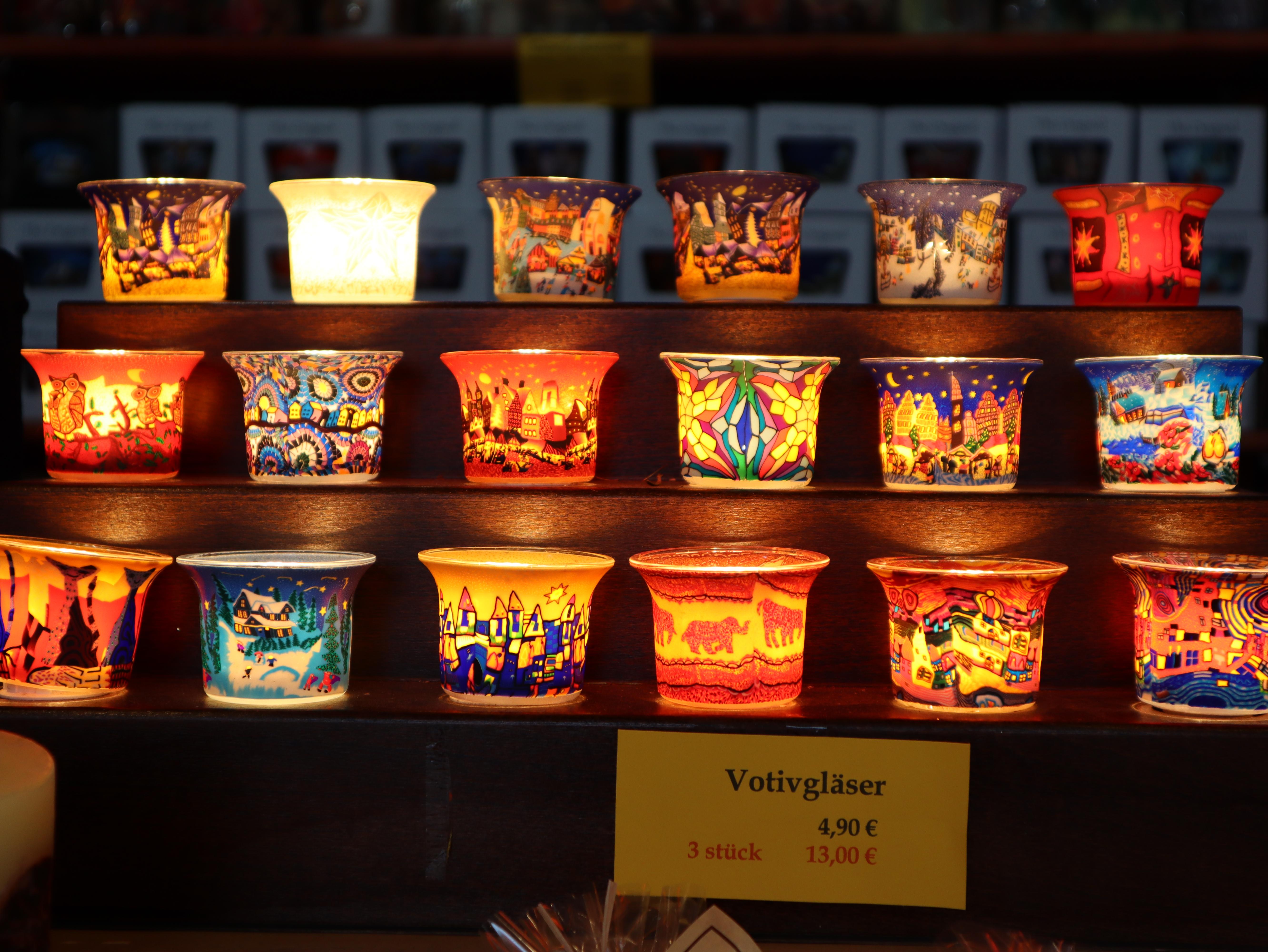 Motivgl&auml;ser f&uuml;r Teelichter