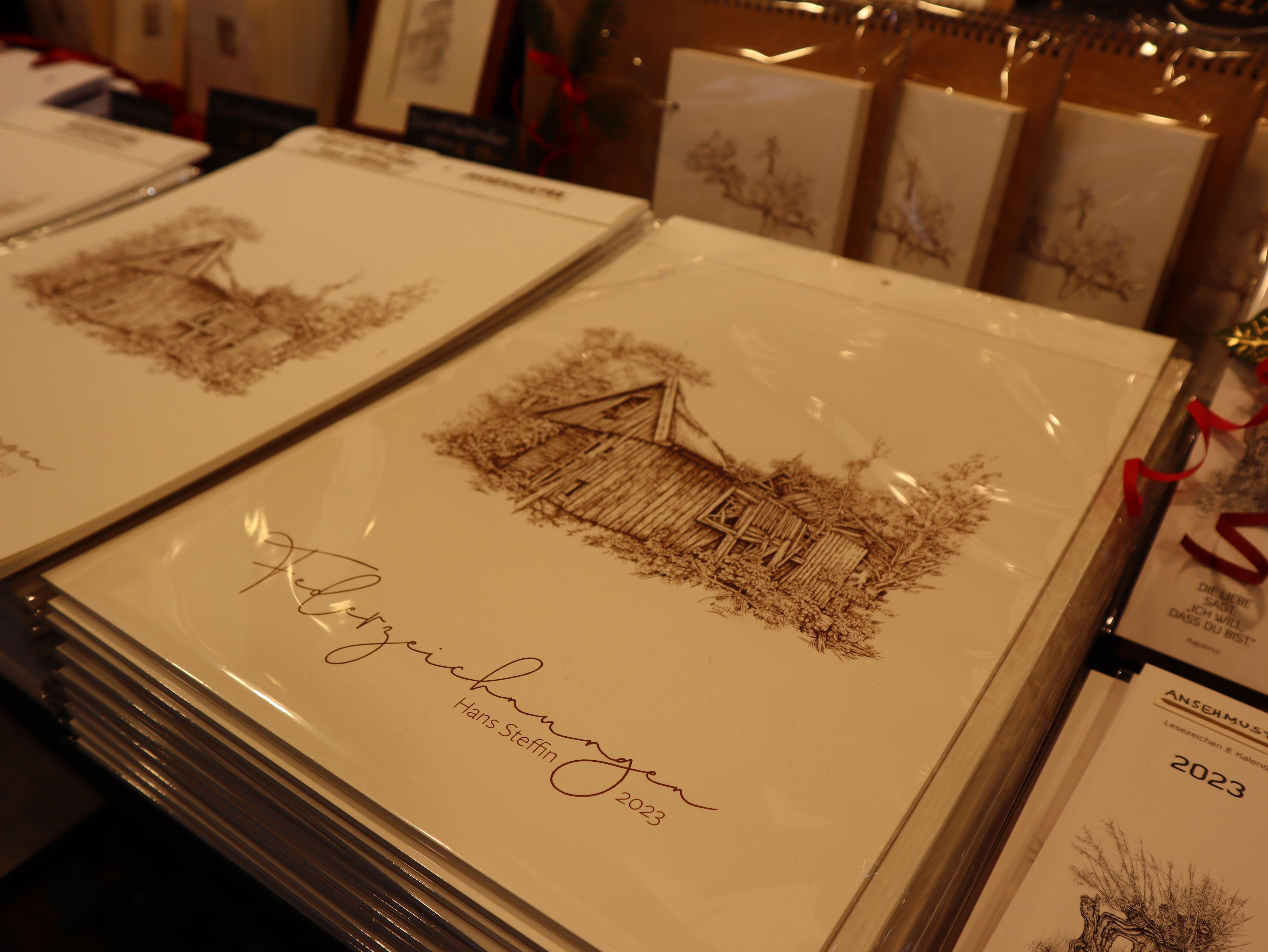 Hans Steffin-Hierzer, Freischaffender Künstler - Federzeichnung