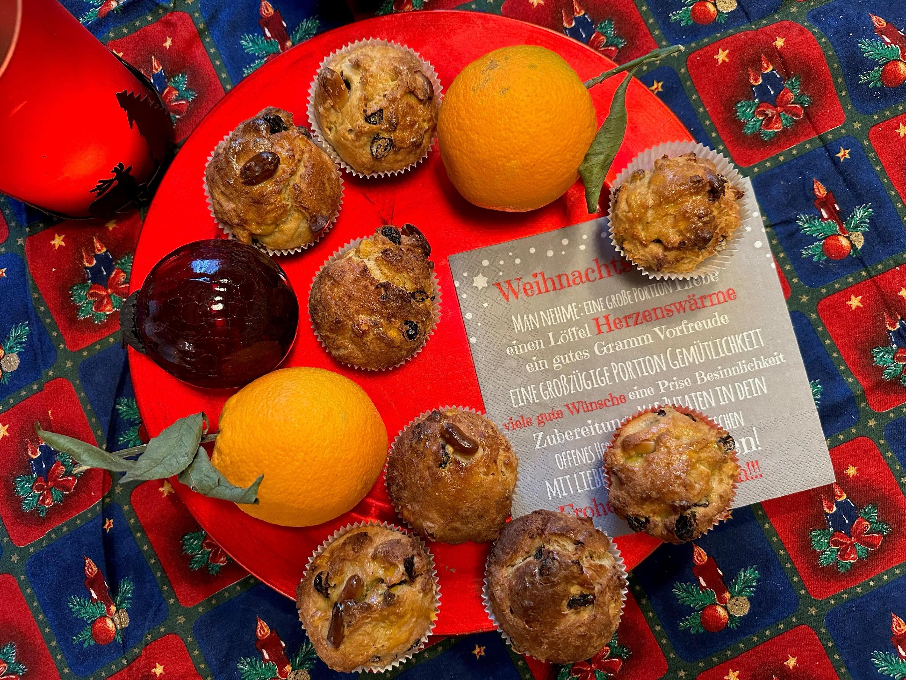 Weihnachtsvorfreude für den Gaumen: Muffins à la Christstollen