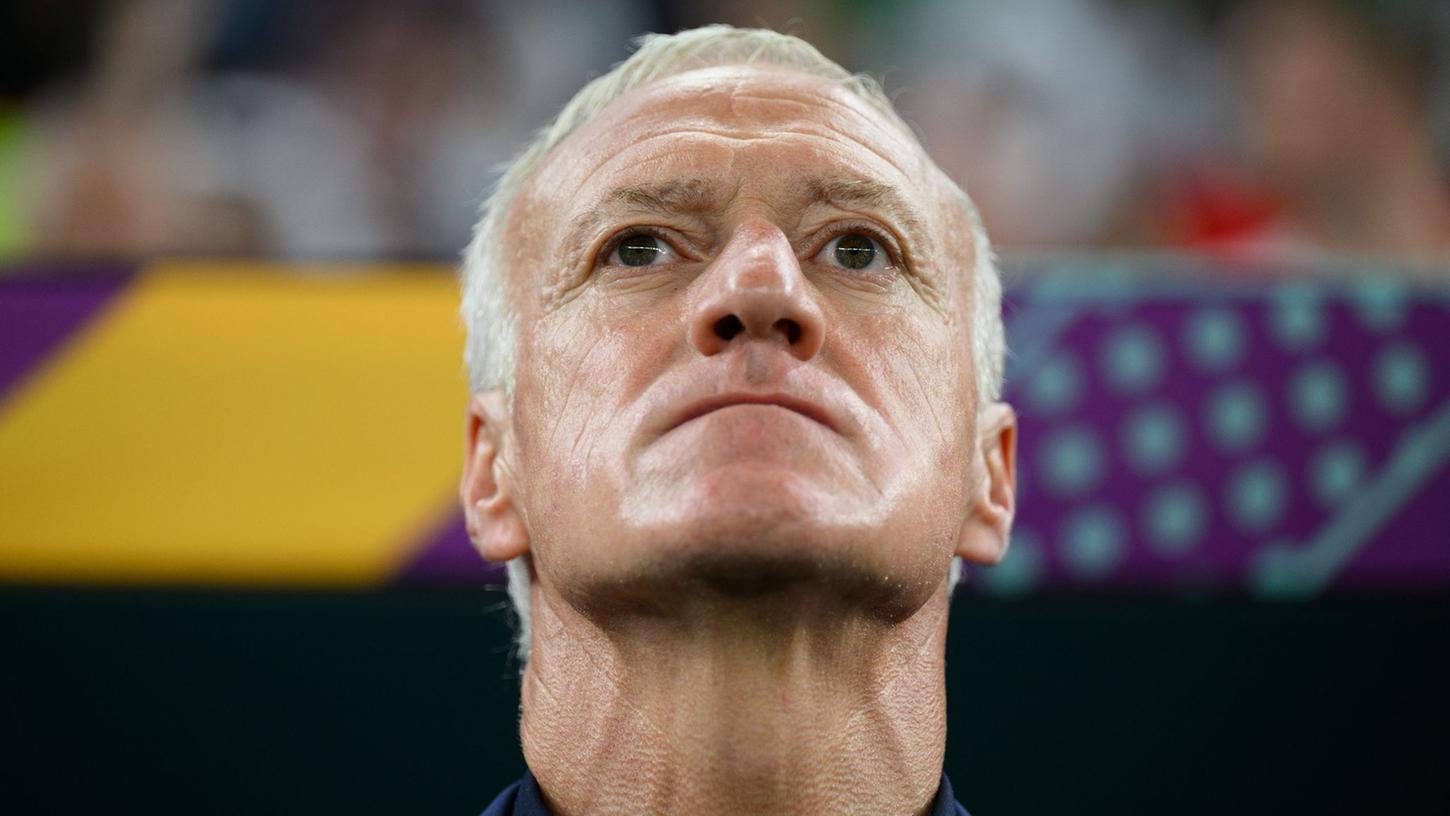 Frankreichs Nationaltrainer Didier Deschamps hadert mit dem Spiel gegen Tunesien.
