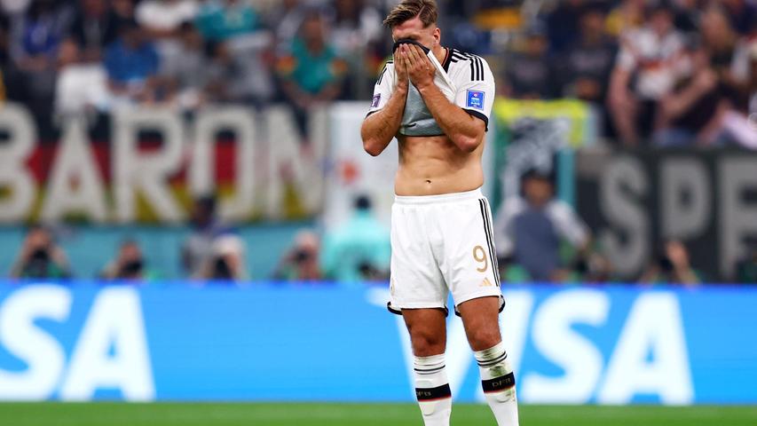 Seine erste WM in der deutschen Nationalmannschaft und dann ein solches Debakel: Ex-FCN-Kicker Niclas Füllkrug ist schwer enttäuscht.