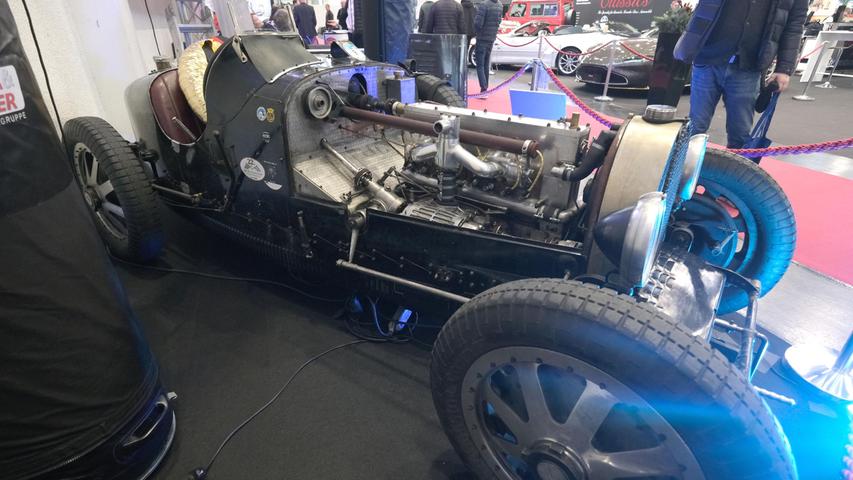 Bugatti T 35 B Baujahr 1924, das Fahrzeug war 1930 erfolgreichster Rennwagen.
