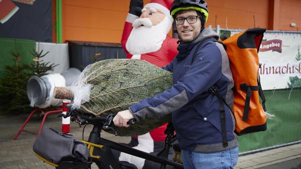 Weihnachtsbaum Fahrrad