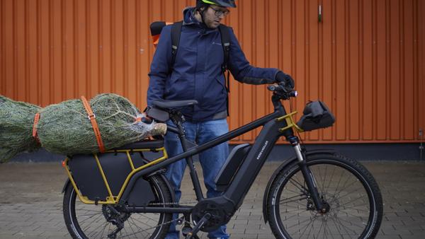 Weihnachtsbaum Fahrrad