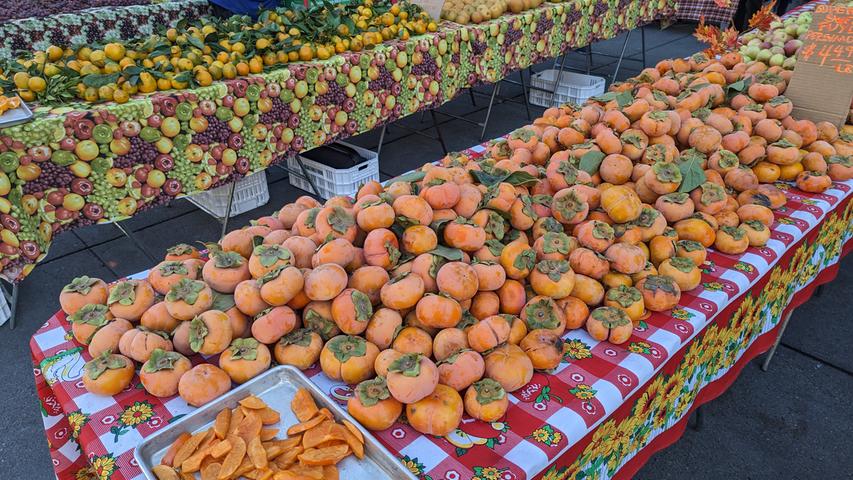 Auswahl und Menge an Produkten auf dem Ferry Plaza Farmers Market lassen keine Food-Wünsche offen.