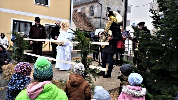 Auch Alpakastreicheln gehörte dazu: Adventsmarkt in Kalchreuth lockte viele Besucher an